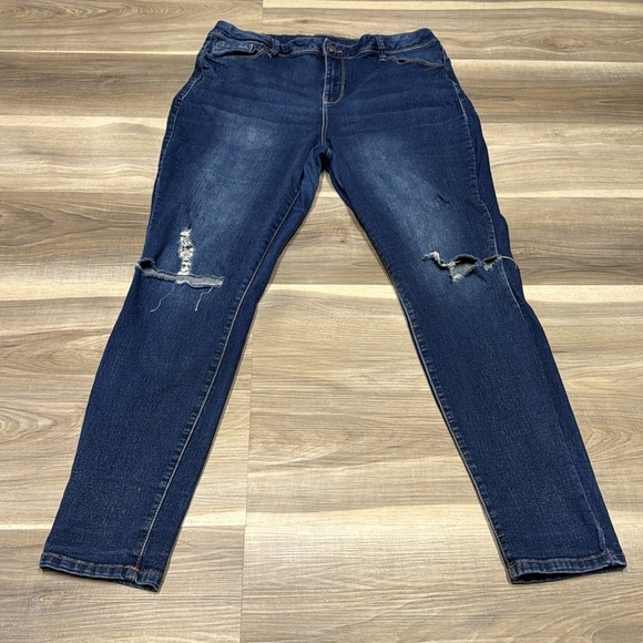 YMI Blue Denim Jeans - Size 16 - Picture 1 of 9